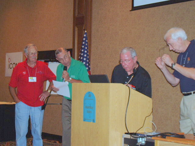 Lynn W4NL, Carl N4AA, Dennis K7BV and Ted W4NZ..JPG